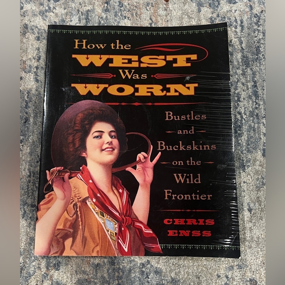 Vintage How the West Was Worn Book - Black and Red